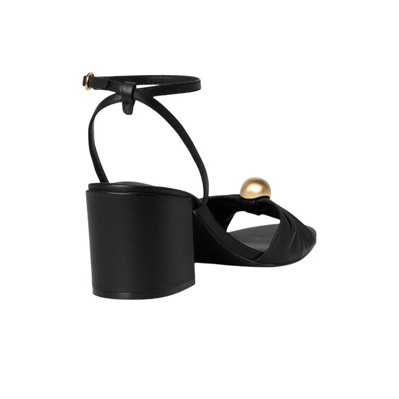 Steve Madden Womens Caden Heeled Sandal CADE07S1 Black Leather 9M - Picture 11 of 13